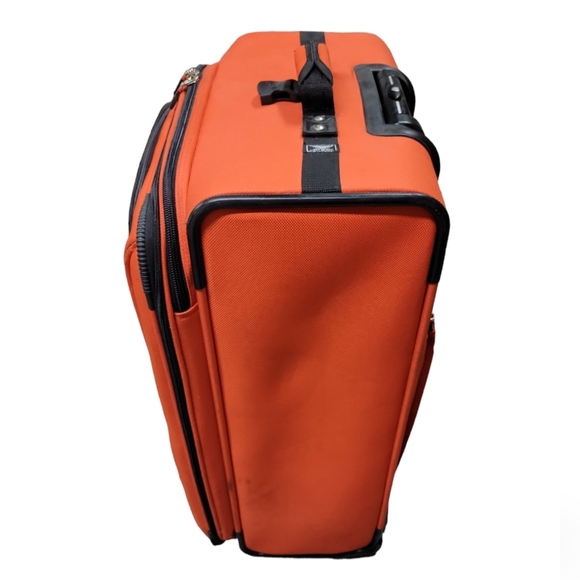 Delsey Chatelet Air 30" Large Rolling Suitcase in Orange and Black (Unisex) - Picture 3 of 6
